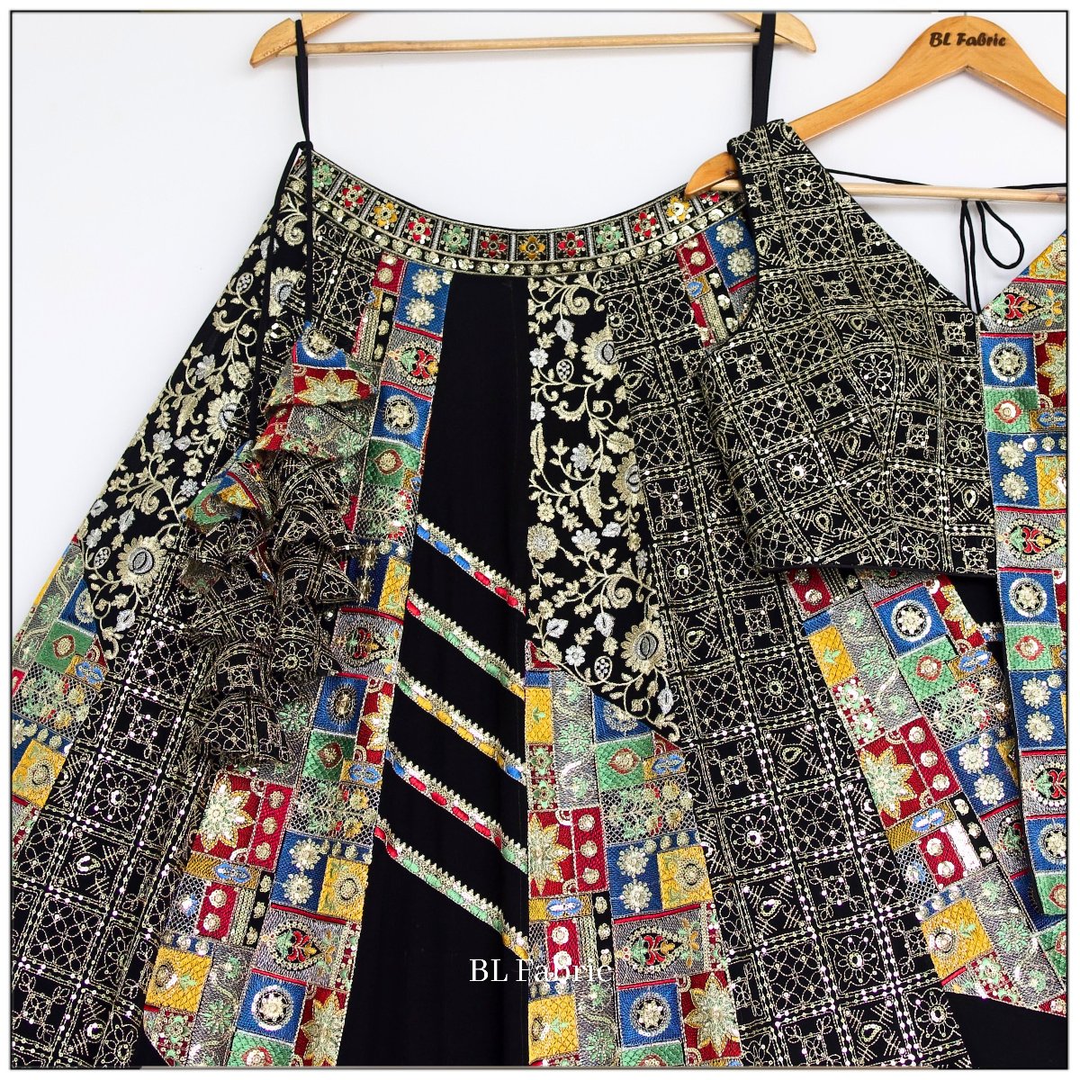 Black color Embroidery & Sequence work Designer Lehenga Choli for Wedding Function BL1441