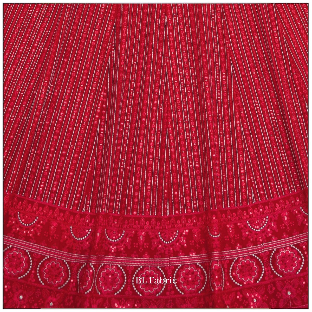 Red color Real Mirror Embroidery work Designer Lehenga Choli for Wedding Function BL1468