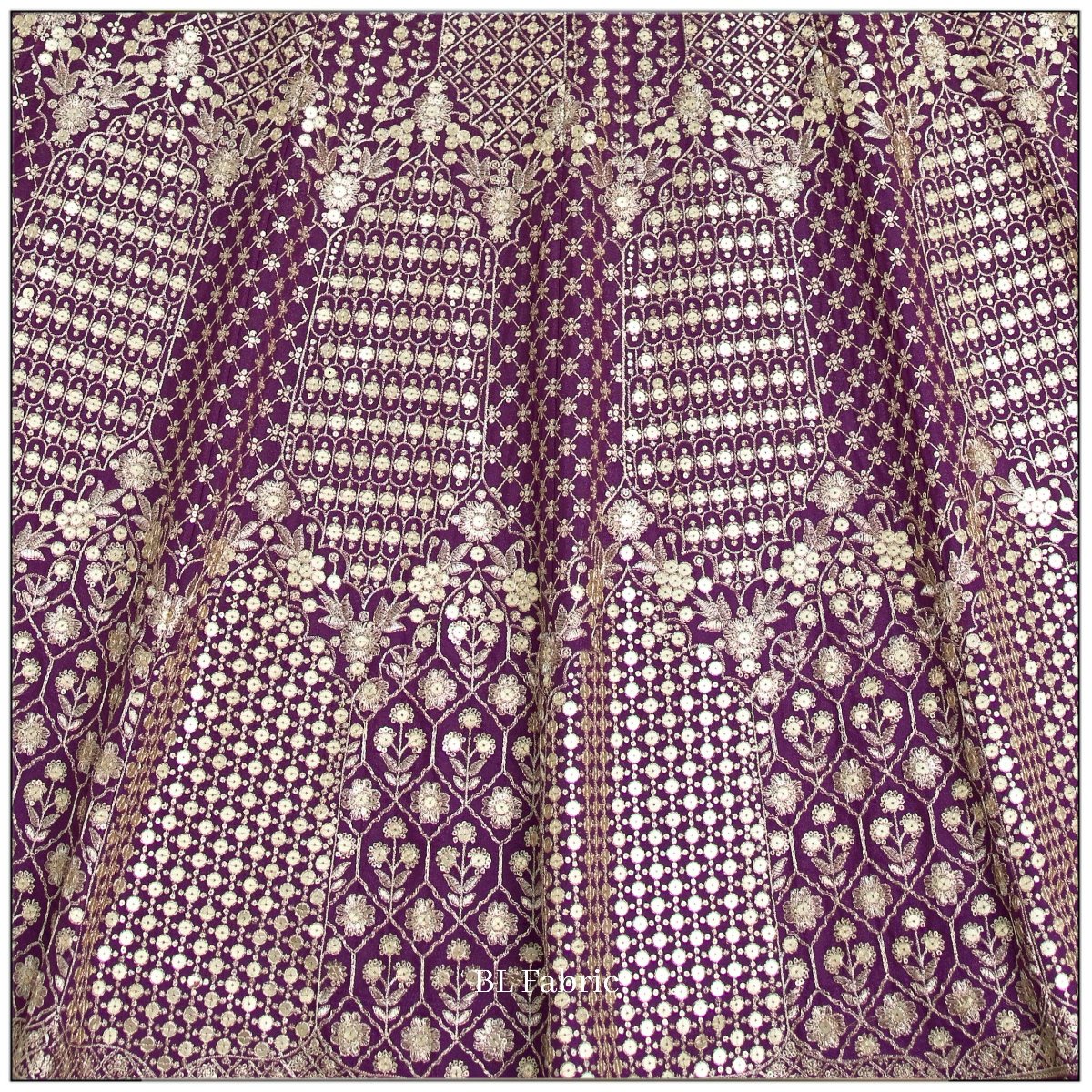 Purple color Embroidery & Sequence work Designer Lehenga Choli for Wedding Function BL1474