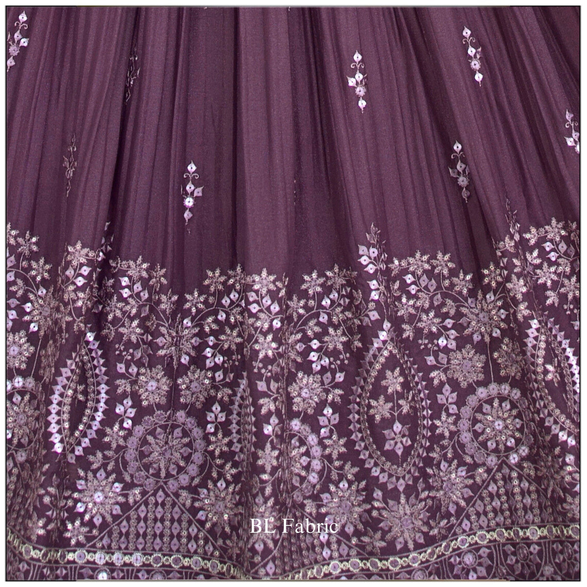 Rosy Purple Embroidery Designer Crush Lehenga Choli BL1481
