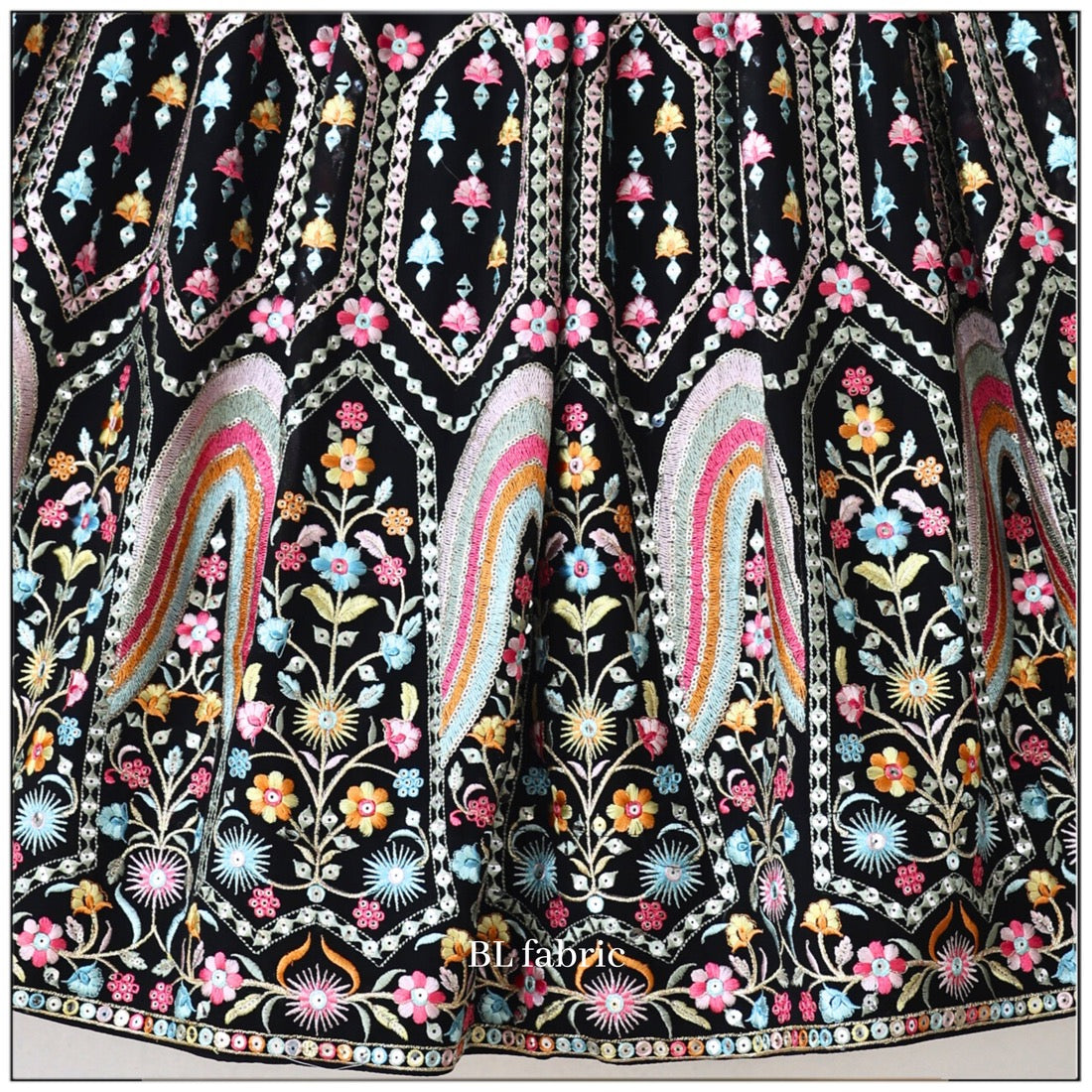 Black color Embroidery & Sequence work Designer Lehenga Choli BL1232