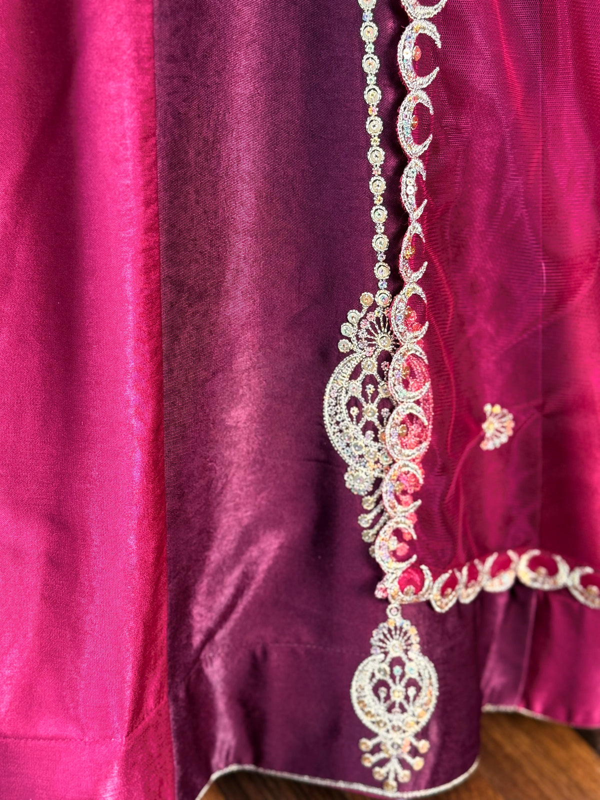 Wine Maroon color Designer Sequence Embroidery work Lehenga choli BL1731