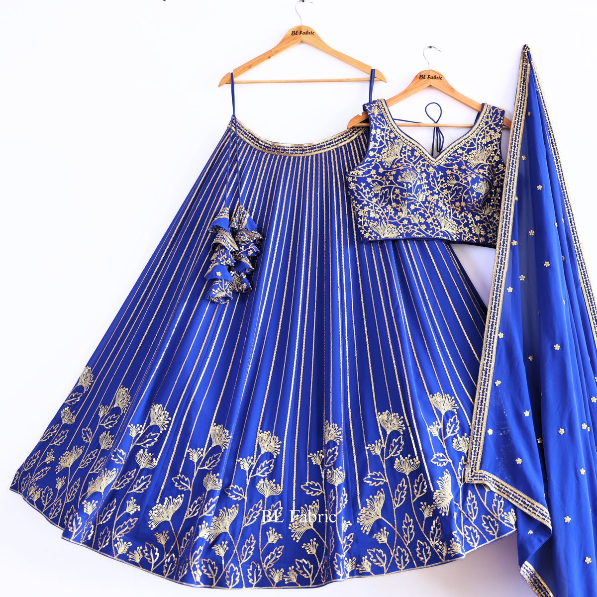 Blue color Sequence Embroidery work Designer Lehenga Choli BL1649
