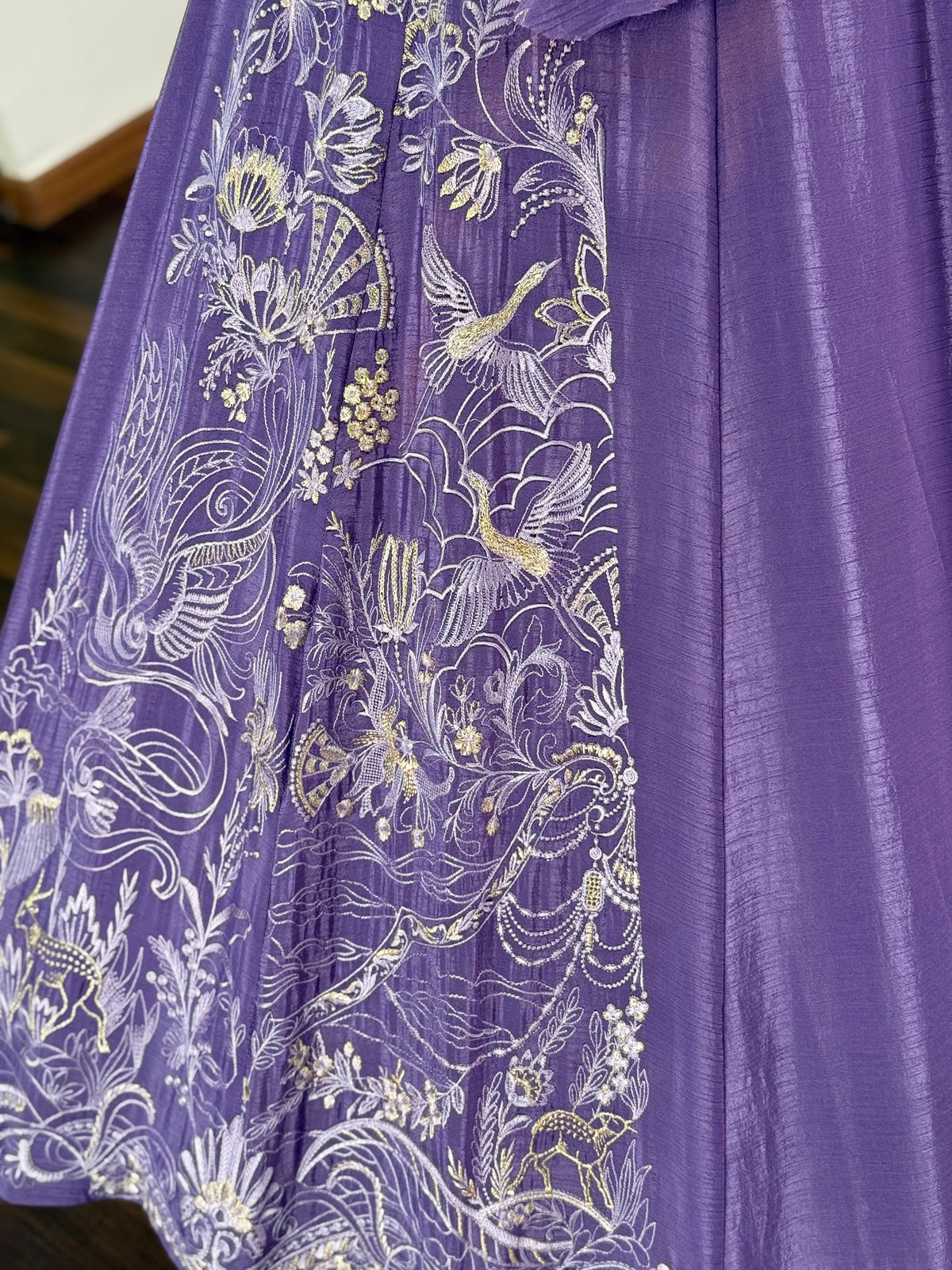 Light purple color Sequence Embroidery work Designer Lehenga Choli BL1684