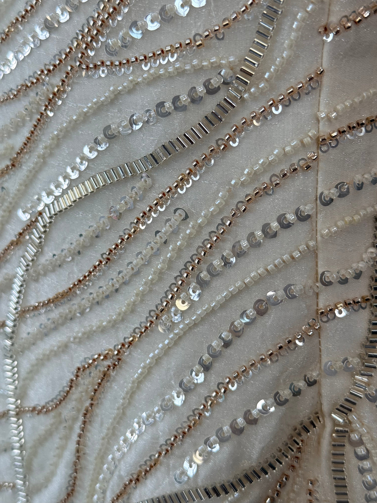 White color Bids Embroidery work Sharara set BLS113