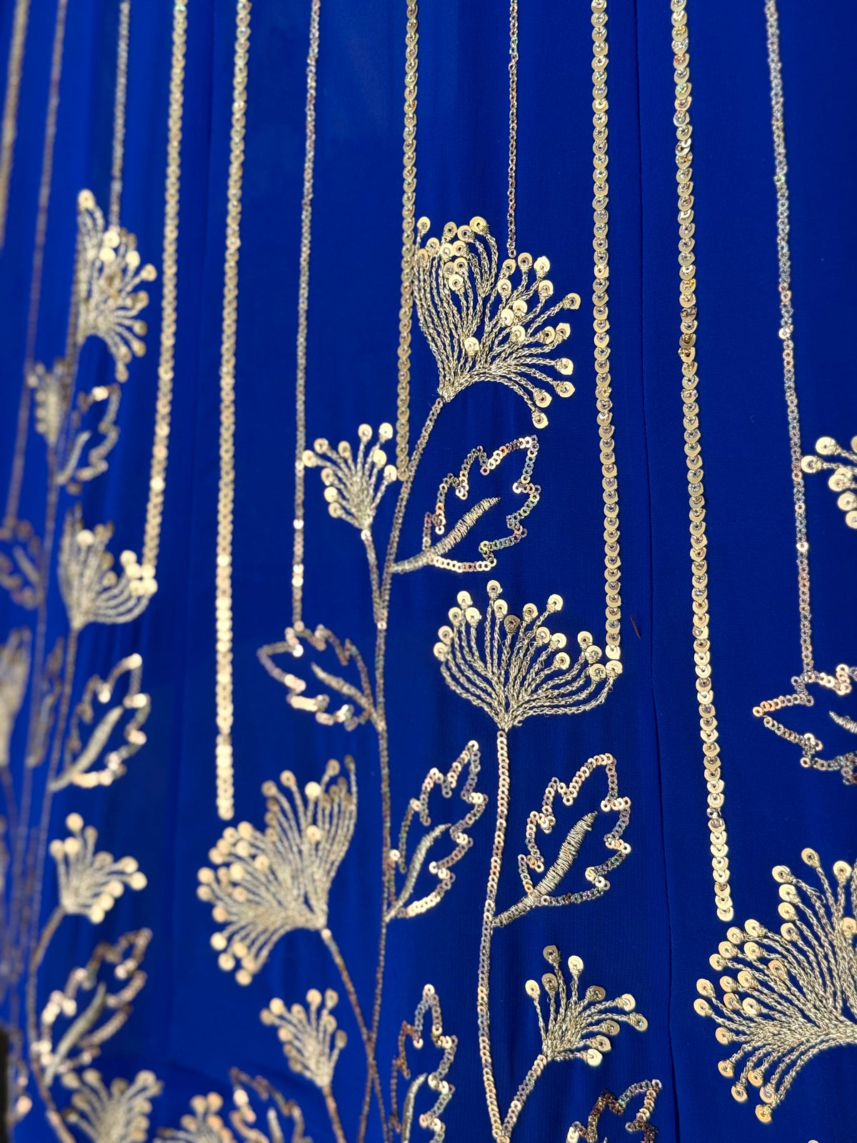 Blue color Sequence Embroidery work Designer Lehenga Choli BL1649