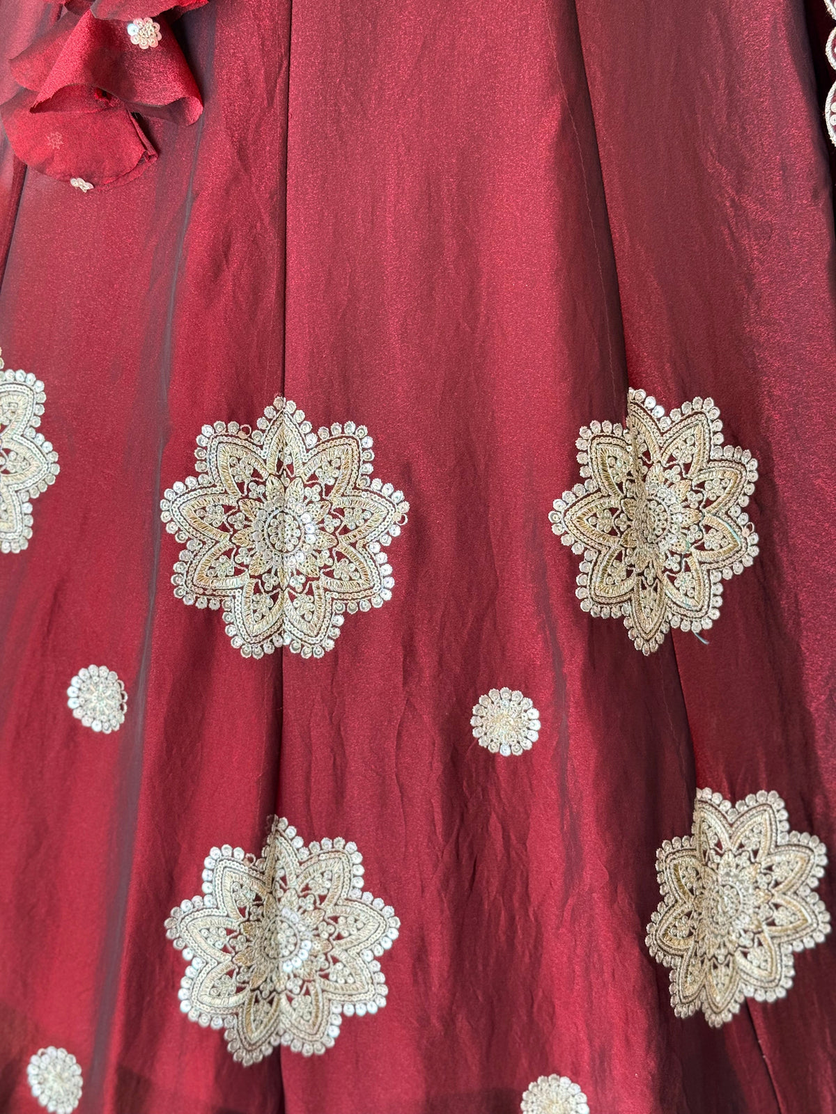 Wine Maroon color Designer Sequence Embroidery work Lehenga choli BL1711
