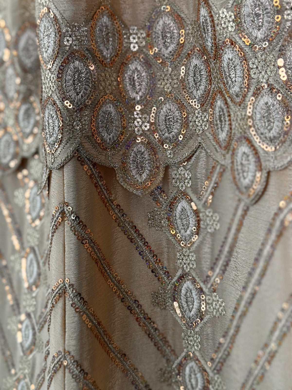 Golden color Sequence Embroidery work Designer Lehenga Choli BL1622
