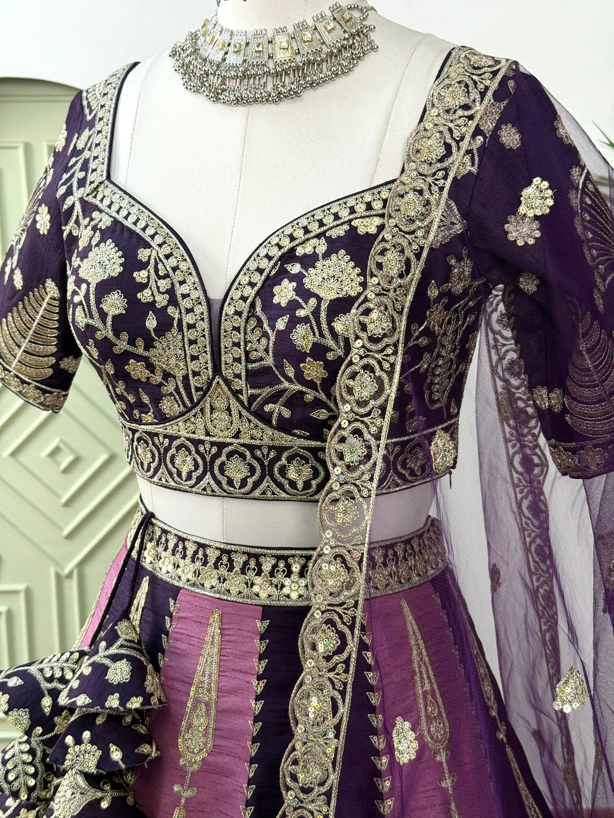 Multi color Sequence Embroidery work Designer Lehenga Choli for Any Function BL1617