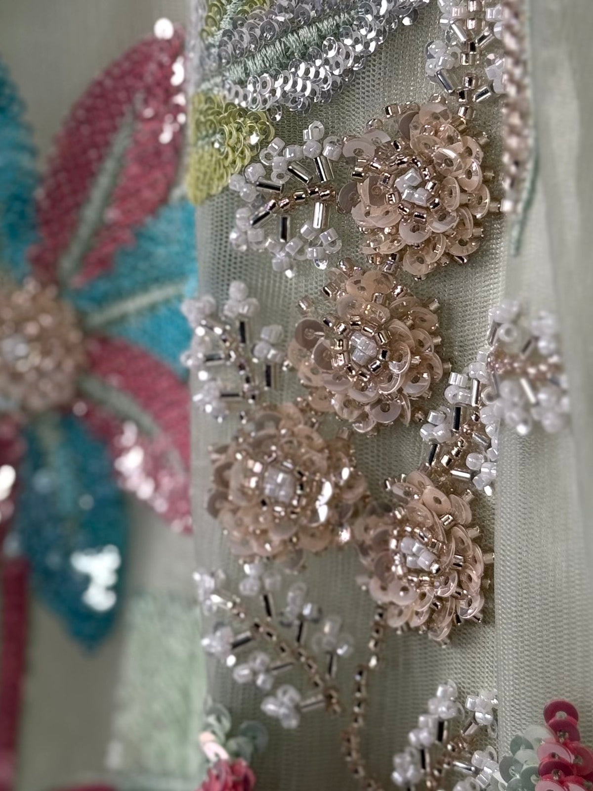 Pastal Green color Hand Embroidery work Designer Lehenga Choli for Wedding Function BL1592