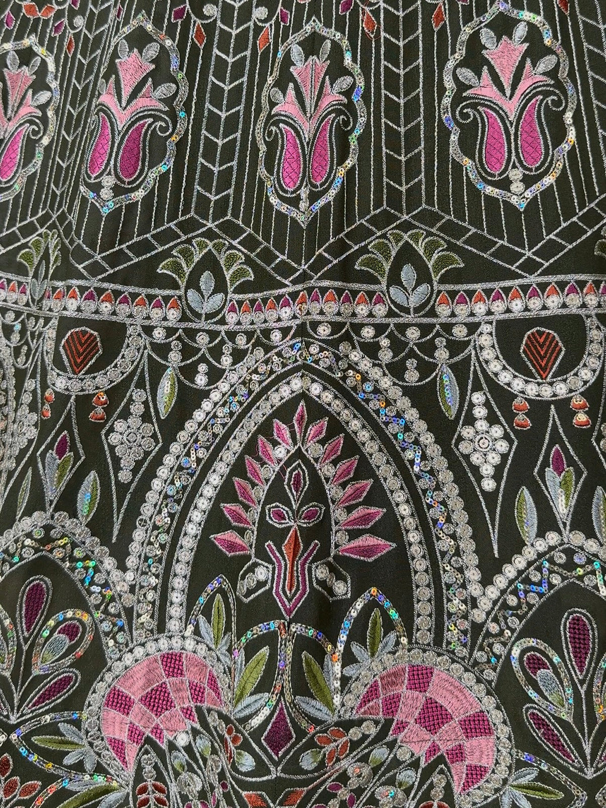 Mehendi color Real Mirror & Embroidery work Designer Lehenga Choli BL1598