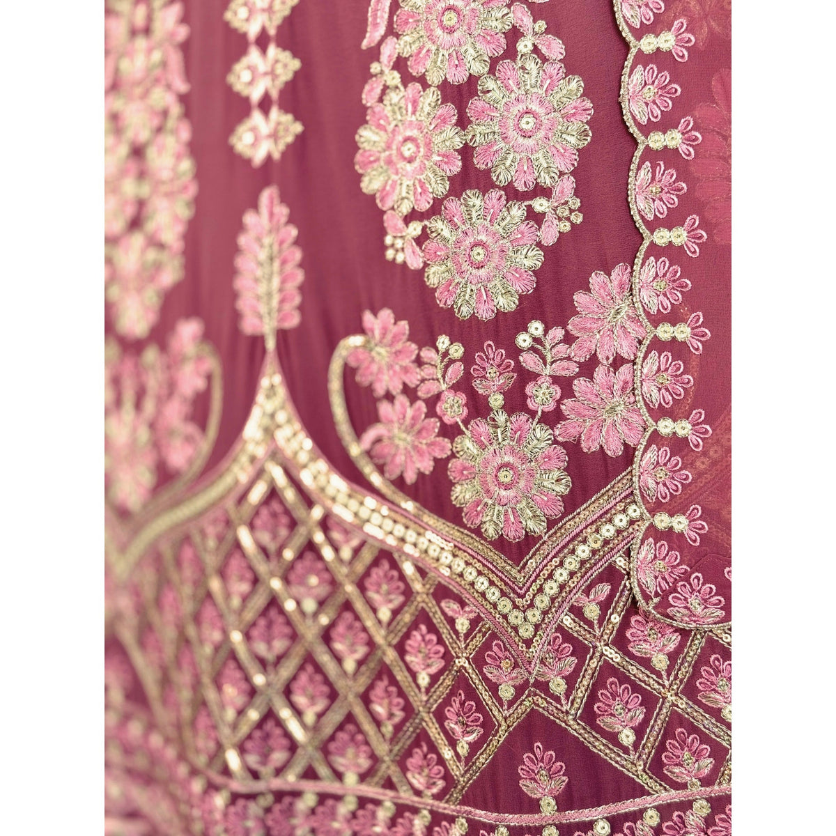 Rosy Pink Embroidery work Designer Lehenga Choli BL1585