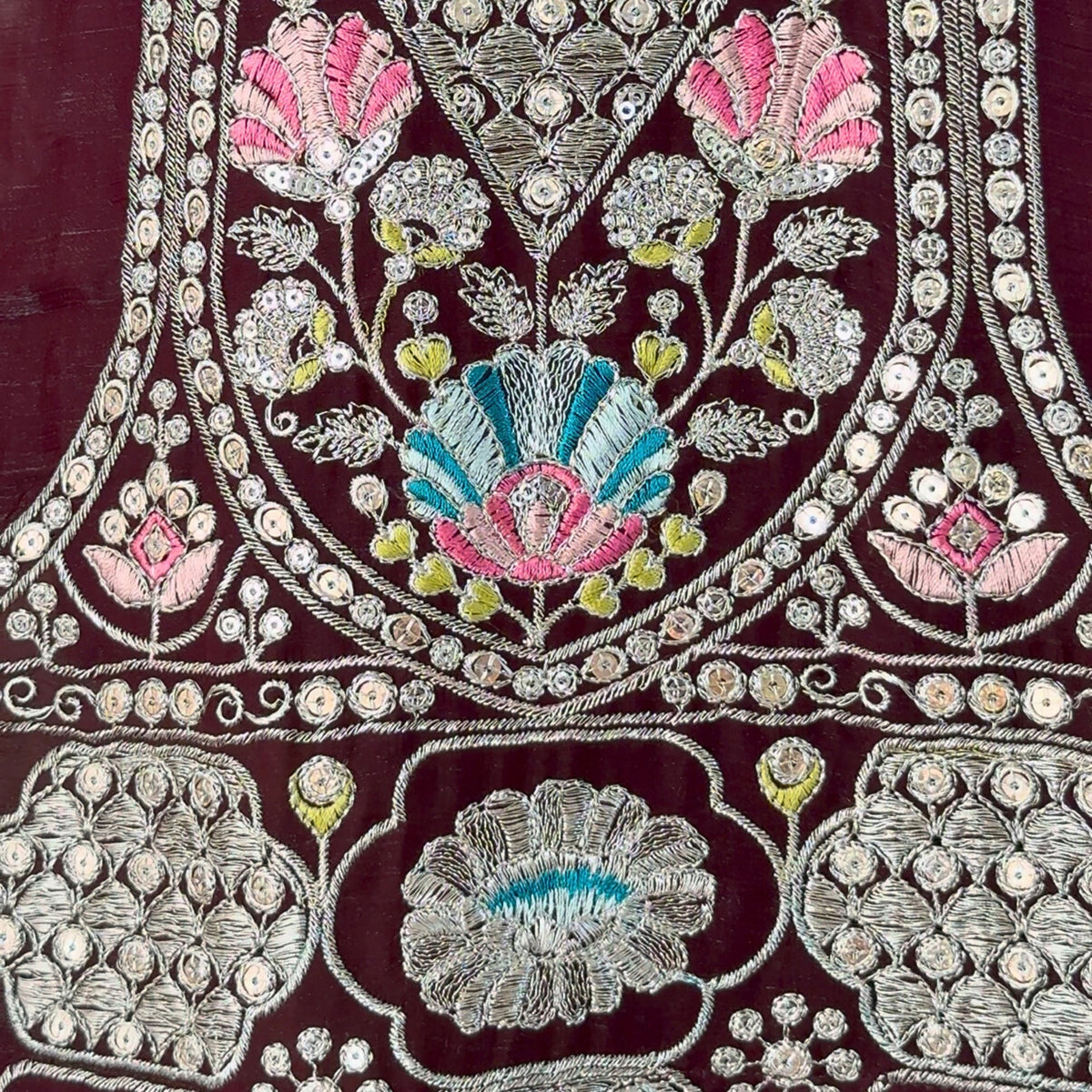 Maroon color Sequence Embroidery work Designer Lehenga Choli BL1534