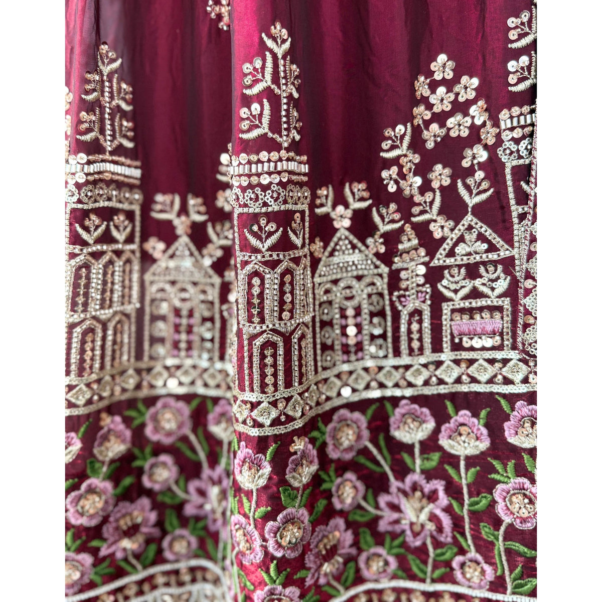 Maroon color Hand Embroidery work Designer Lehenga Choli for Wedding Function BL1558i