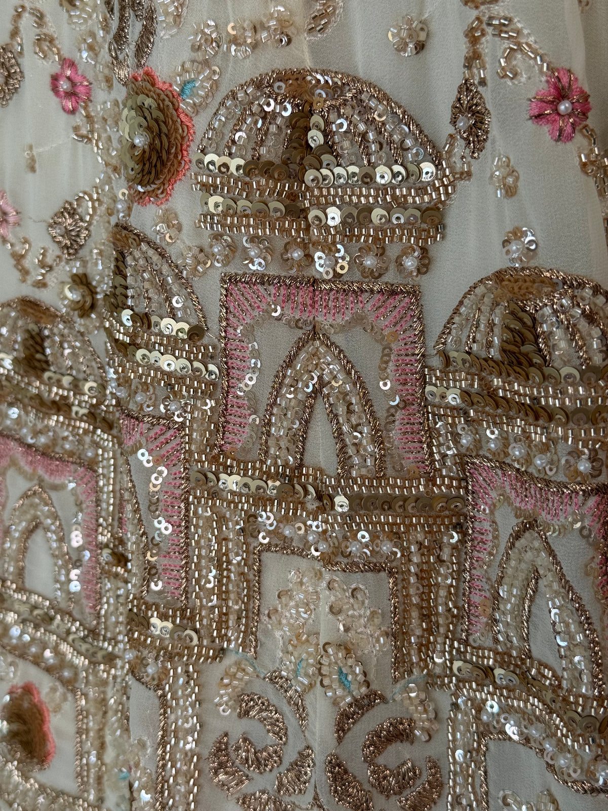 Off white color Hand Embroidery work Designer Lehenga Choli for Wedding Function BL1625