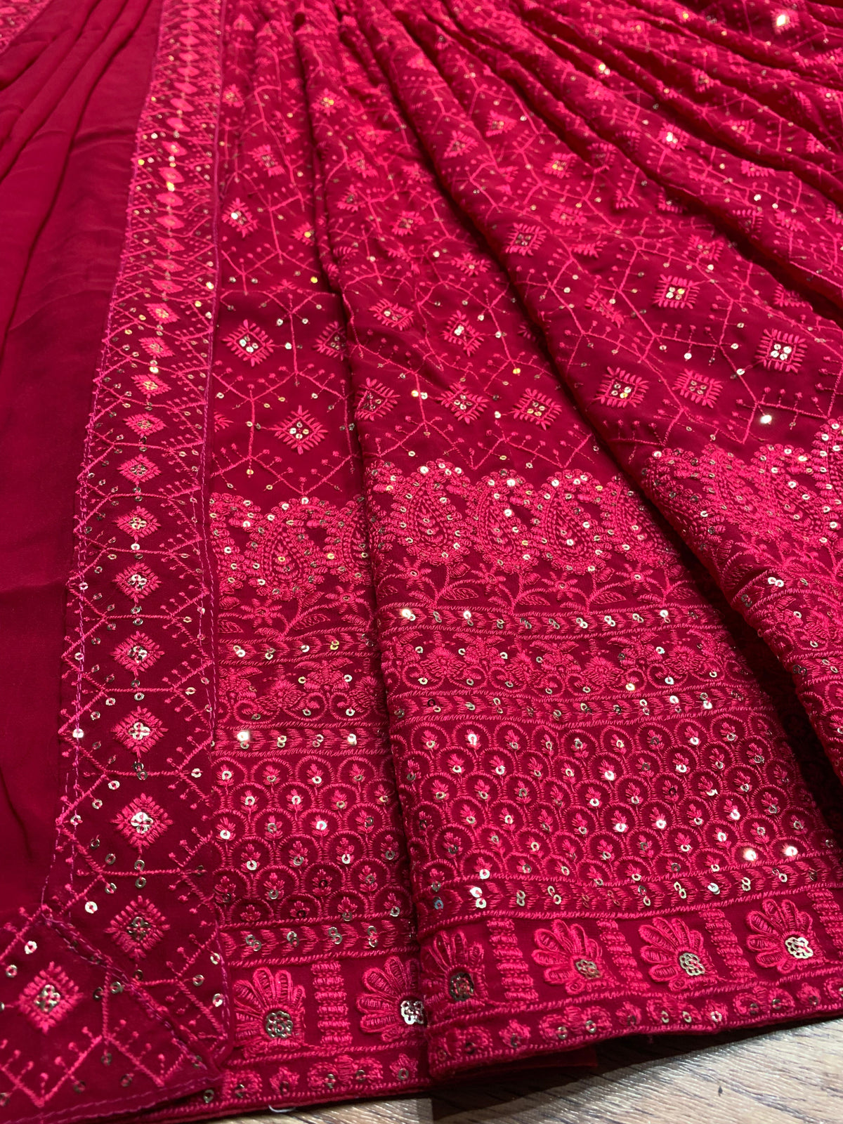 Pink color Embroidery & Sequence work Designer Lehenga choli for Wedding Function BL1197