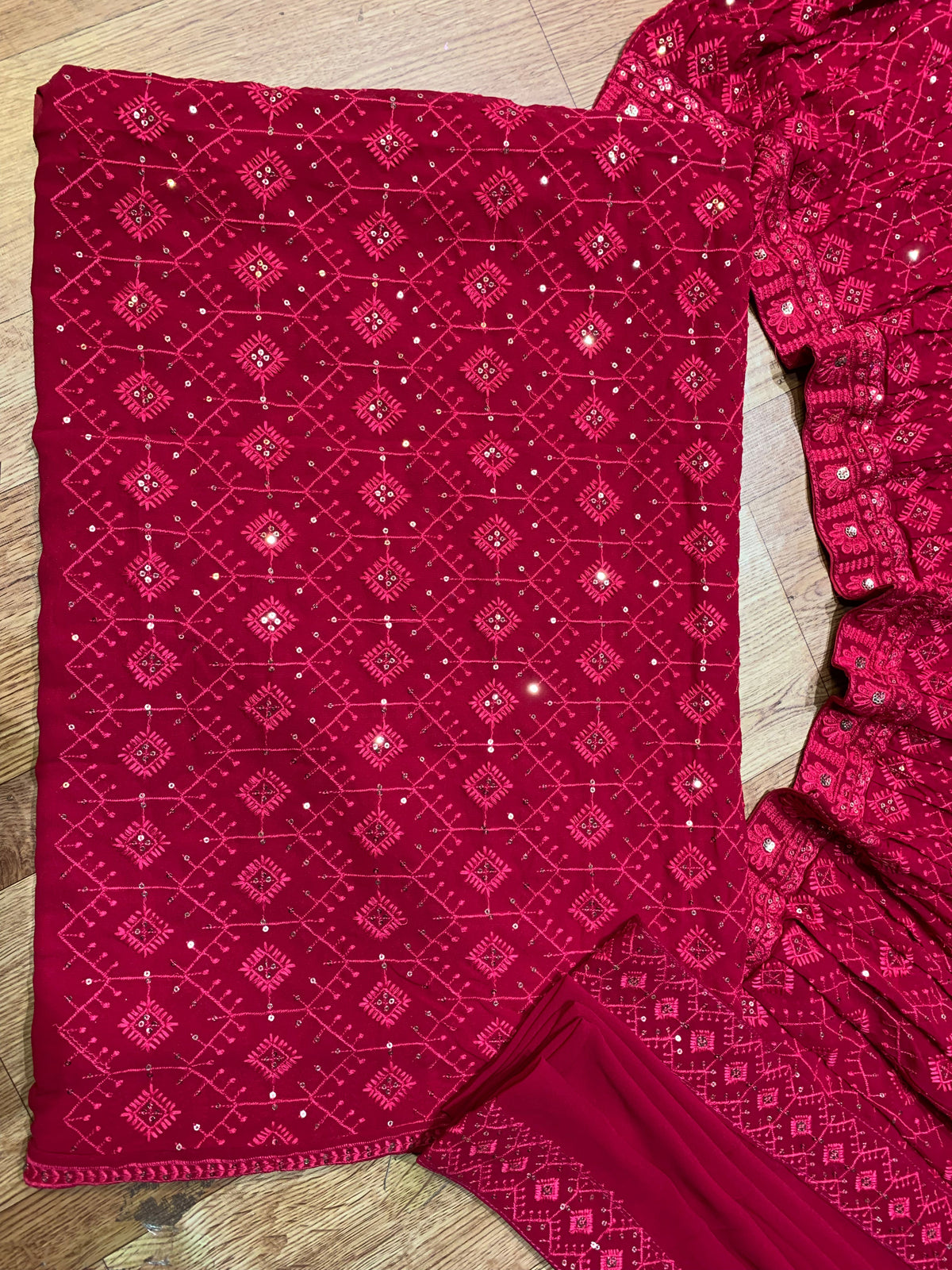 Pink color Embroidery & Sequence work Designer Lehenga choli for Wedding Function BL1197
