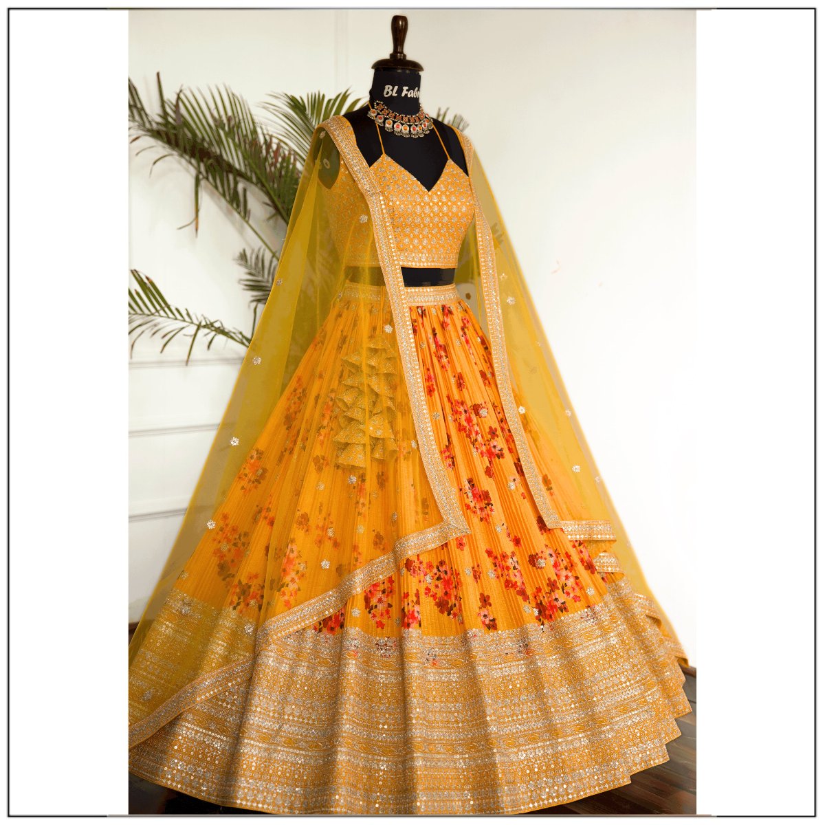 Multi color Printed & Embroidery work Designer Crush Lehenga Choli for Any Function BL1480