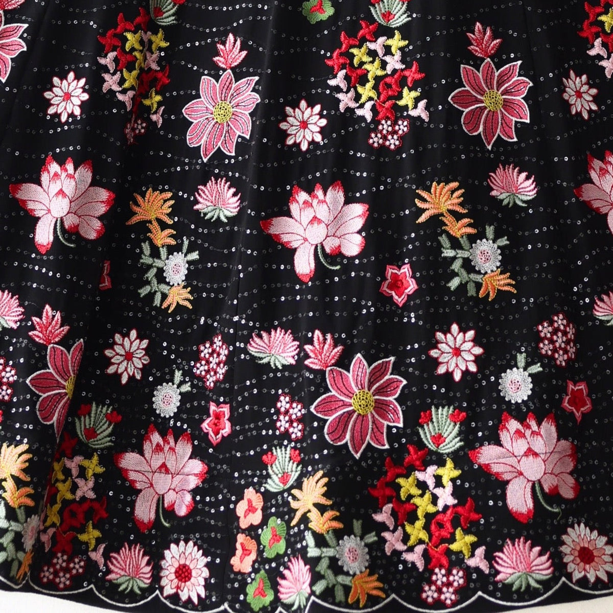 Black color Multi Thread Sequence Embroidery work Designer Wedding Lehenga Choli BL1316